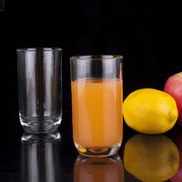 Ultra Clear 300ml drinking glass cup, thick round bottom juice glasses