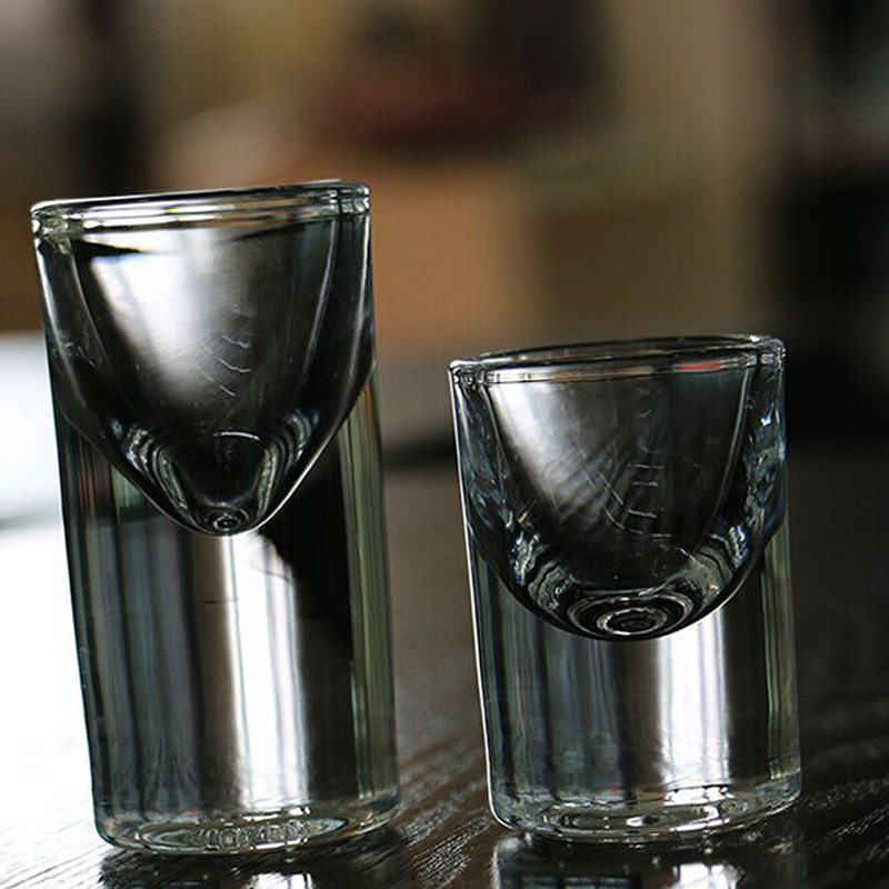 15ml transparent mini shot glasses with heavy thick base
