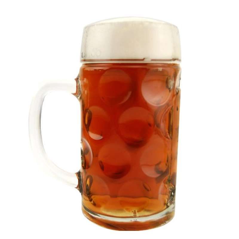1L/0.5L bubbles beer mugs with custom logo, bar use large volume beer glasses