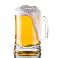 500ML beer mugs, YL-42865 factory OEM beer glass with handle, beer glass cup manufacturer