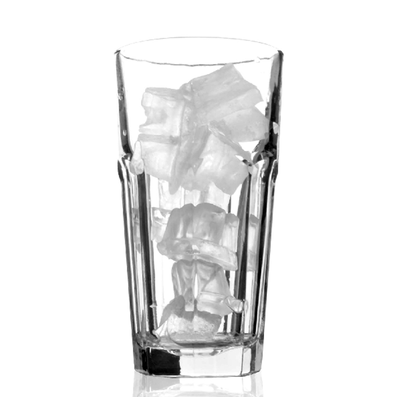 Gibraltar 16-Ounce Cooler Glass, YL-WHI023 High transparency drinking glass cups