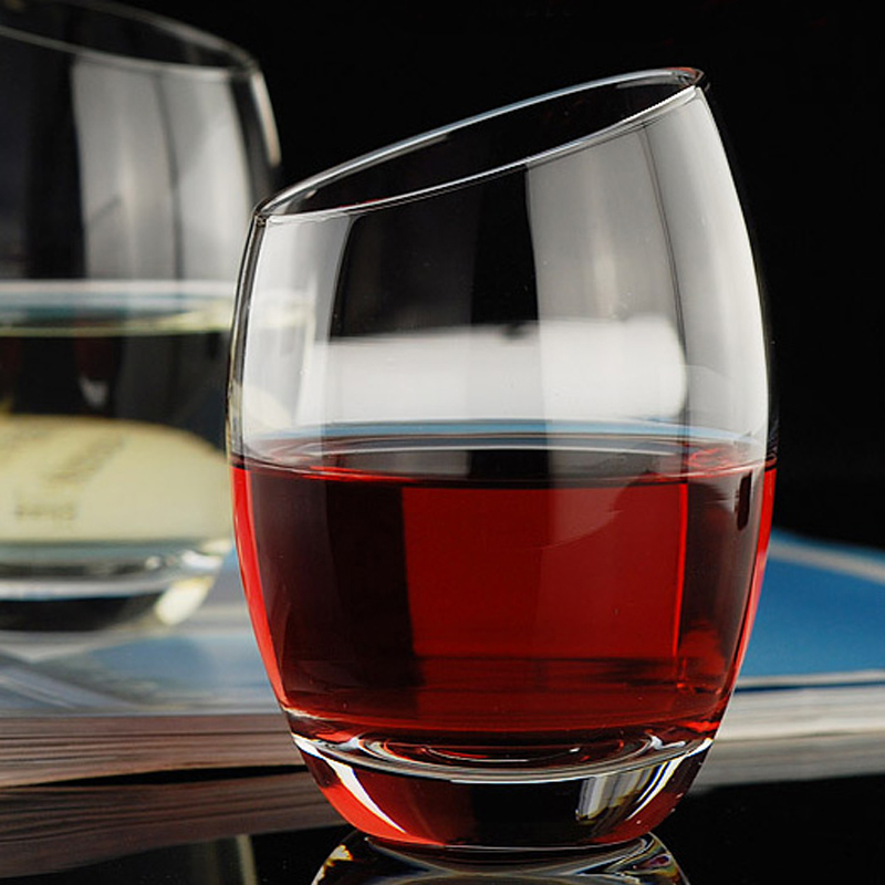 YL-BC0036a high end custom printed stemless drinking tumblers, clear wine glasses ideal for whiskey red wine