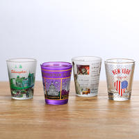 Transparent Customized logo 50ml Shot Glass, wine glass for souvenir gift with factory price