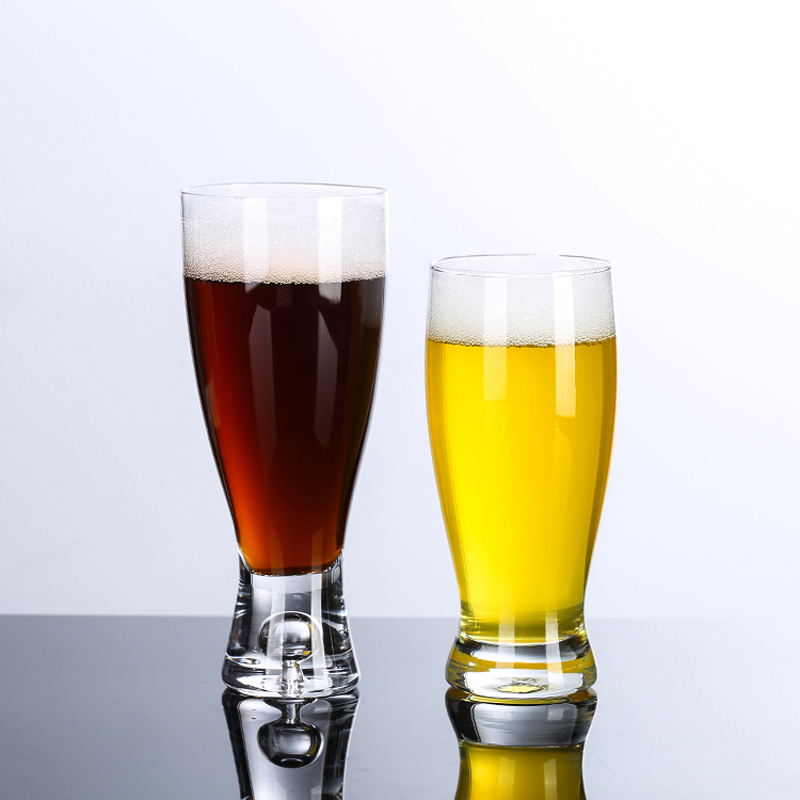 New Design fancy Pilsner Beer Glass for Wholesale, Custom logo German Beer Glass Steins for Bar Use