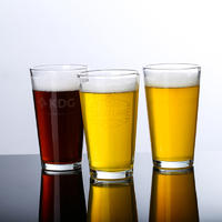 16oz manufacturers custom clear pint glass,  Promotional beer glass cup, high quality water glass