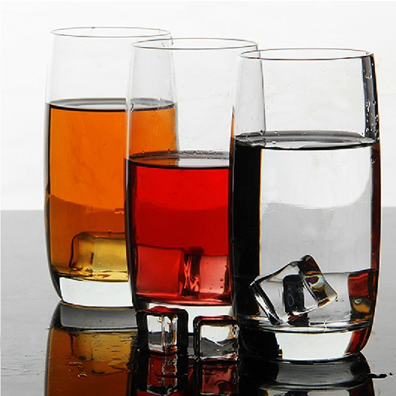 Wholesale fancy crystal drinking glass with thick bottom