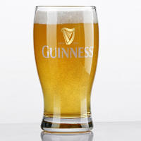 Factory wholesale custom print Guinness beer glass, ideal pilsner glass for beer lovers