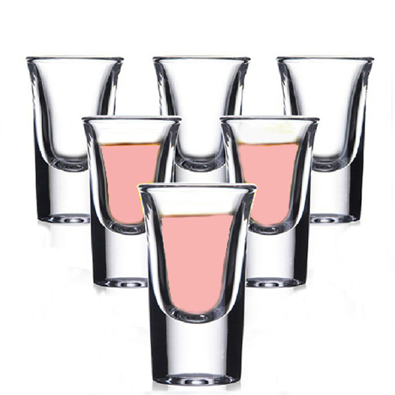 hot selling 30ml unique shaped spirit glass, cheap tulip shot glasses