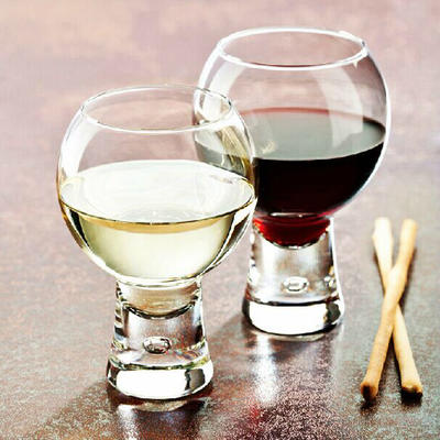 Brilliant Durobor Alternato Wine Glass with short stem bubble Base