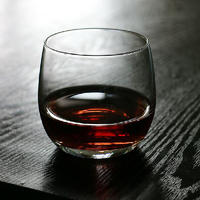 High quality rocks glasses, rolling bottom whisky glass cups, rocking wine glasses