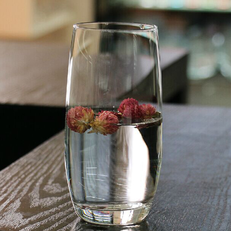 Highly Transparent high ball drinking glass cups for juice milk water