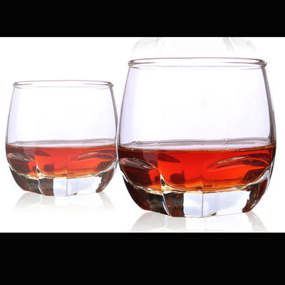 Durable Old Fashioned Crystal Whiskey glasses, Glass Tumblers for Drinking Scotch, Bourbon, Irish, Beer, Cocktails