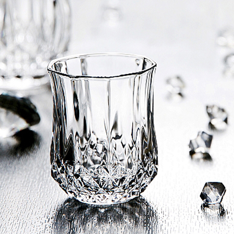 320ml diamond whisky glass luxury glass cup, Bar Drink Glassware for Wine, Scotch, Water, Juice, Beer and Cocktails