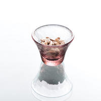 Handmade Beautiful Small Snack Glass Bowls, Personalized design spray colored Crystal Snack Serving Bowls