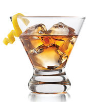 wholesale custom bar glassware, short stem cocktail martini glass