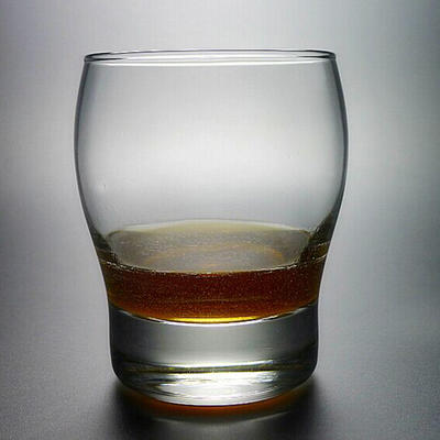 270ml thick bottom whiskey glass crystal stemless wine glasses