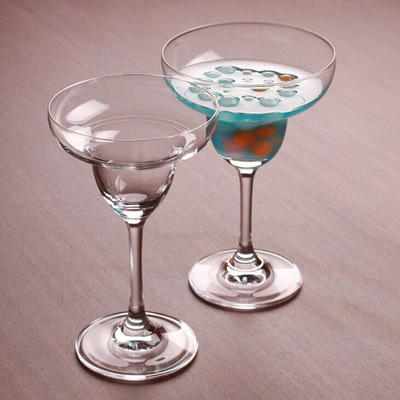 200ml lead-free crystal cocktail glass, Margarita glass with custom logo