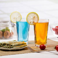 Wholesale clear pentagon base drinking tumbler drinking glass cup