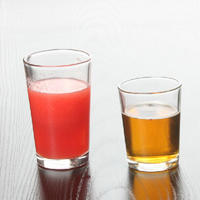 Highly clear beverage drinking glasses, Multi purpose water fruit juice glass cup