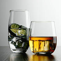 All purpose all sizes wine glasses, stemless drinking glass cup